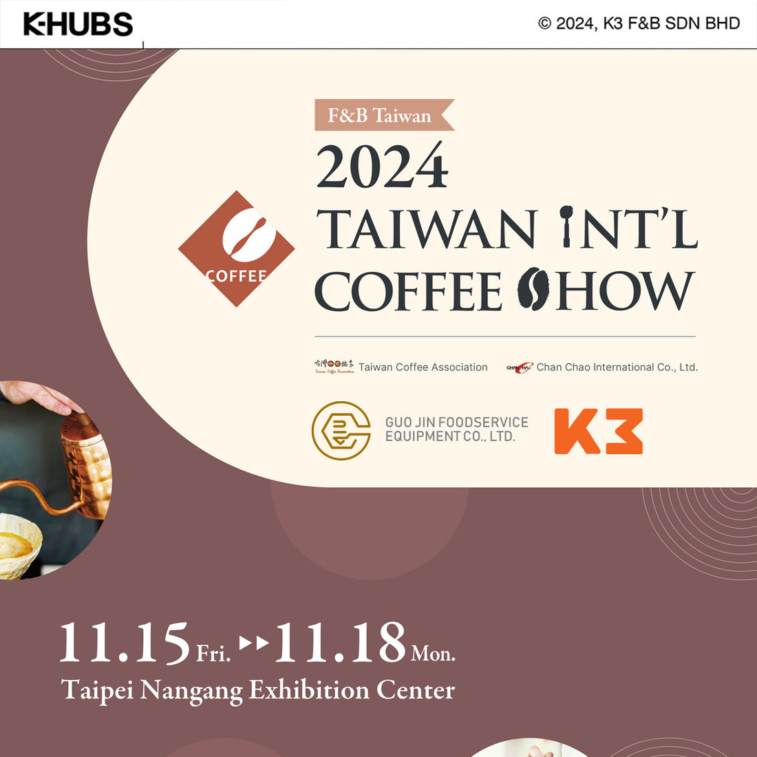 K3 F&B Sdn Bhd Expands to Taiwan