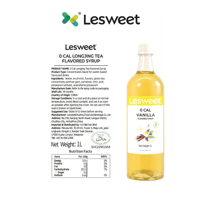 Lesweet 0 Cal Longjing Tea Syrup