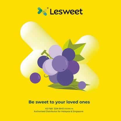 Lesweet 0 Cal Original Summer Black Grape Syrup