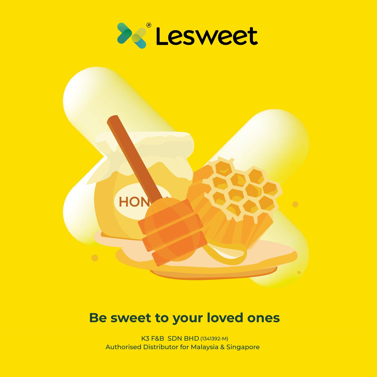 Lesweet 0 Cal Original Honey Syrup