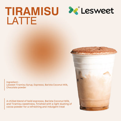 Lesweet 0 Cal Original Tiramisu Syrup